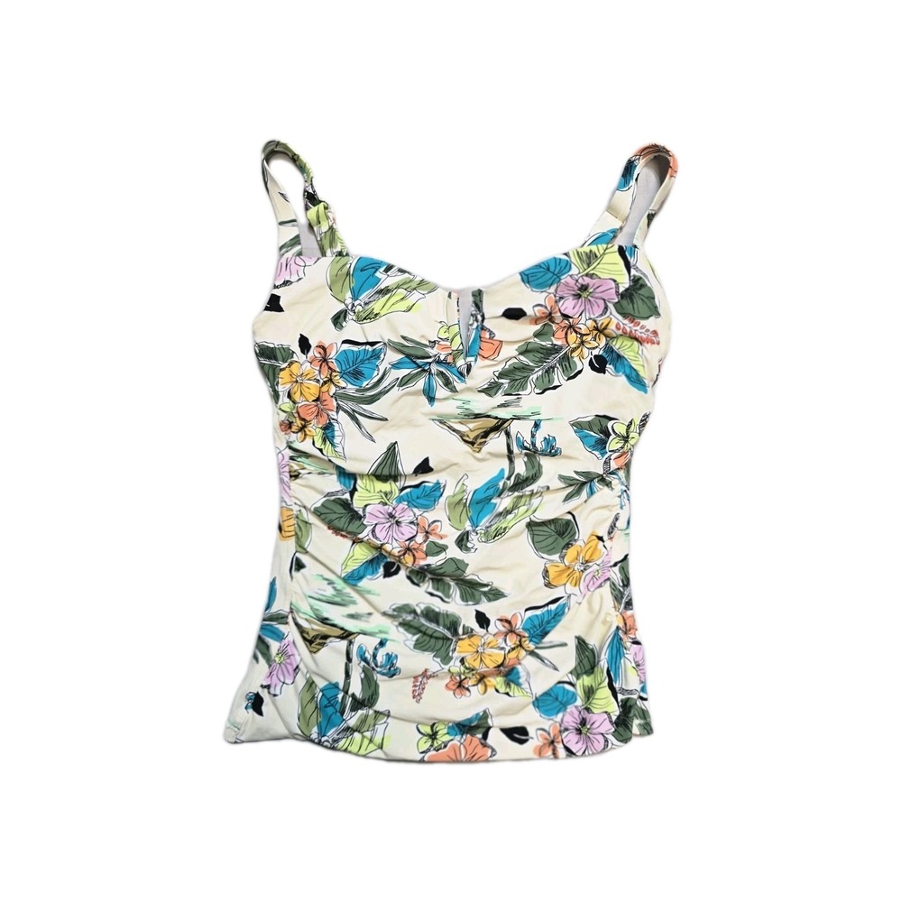 Soma Women's  Tankini XS Floral Underwire Lined